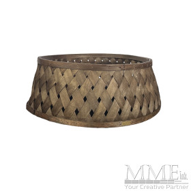 Rustic Christmas tree base cover